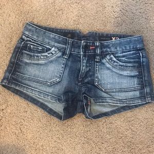 Denim shorts